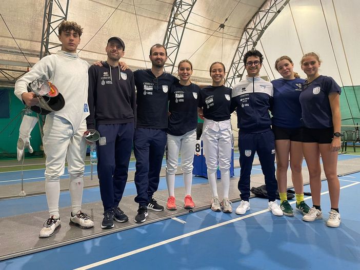 I tecnici CSA con le ragazze categoria Cadette I tecnici CSA con le ragazze categoria Cadette