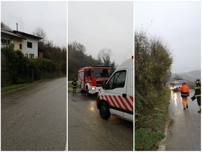 Rischio crollo di un cortile in località Beccheri