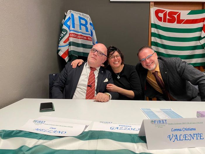 Luca Mellano è il nuovo segretario generale della First Cisl di Cuneo
