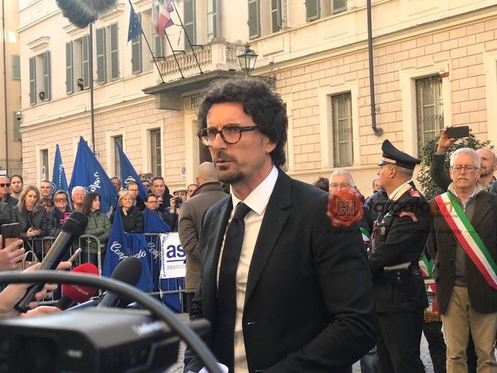 Toninelli sull'At-Cn: "Inizio lavori entro l'estate, manterremo progetto con un risparmio di 213 milioni di euro" (FOTO E VIDEO)