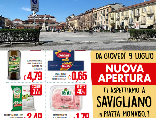 Prestofresco a Savigliano: il 9 luglio inaugura il nuovo punto vendita in centro