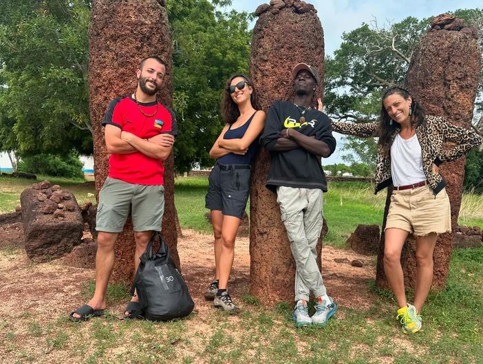 A destra: Giulia Marro - foto da profilo Facebook