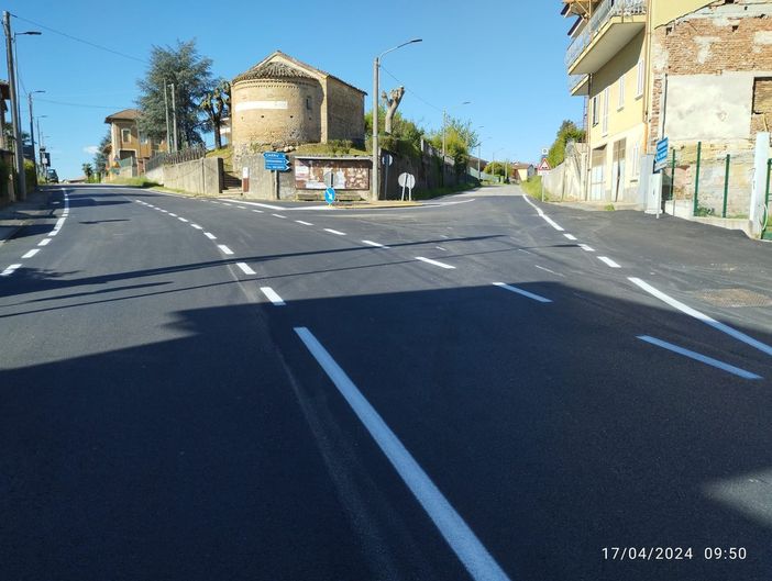 Asfaltature sulle strade provinciali di Piozzo, Farigliano e Dogliani: completato il lotto di interventi iniziato nel 2023