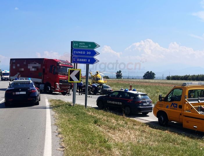 La scena dell'incidente