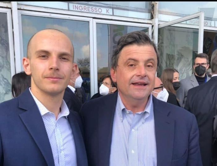 Giacomo Prandi (Azione) con Carlo Calenda
