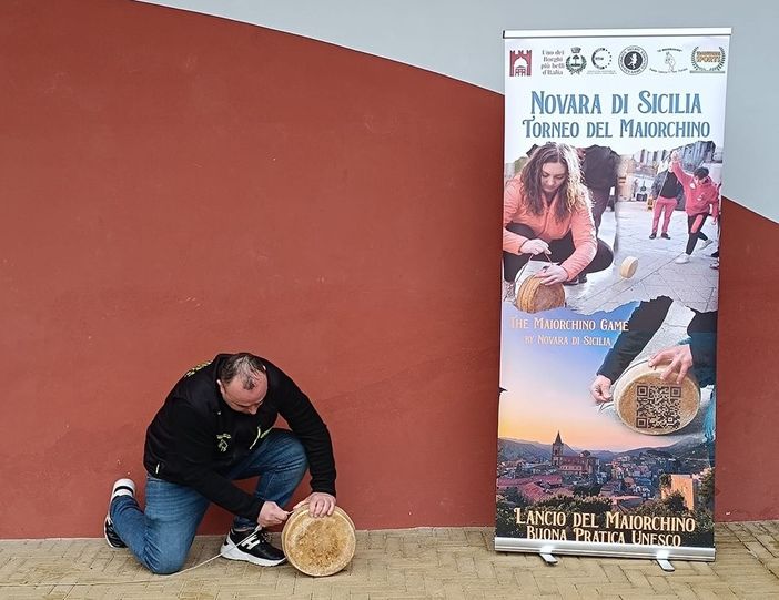 Un momento del "Lancio del Maiorchino"