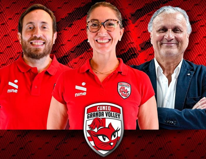 Volley femminile A1: Cuneo, staff tecnico al completo con Primasso, Genre e Marchisa