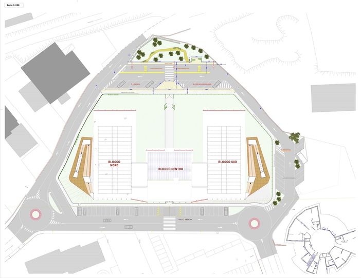 Il progetto come rivisto dall'attuale Amministrazione Il progetto come rivisto dall'attuale Amministrazione