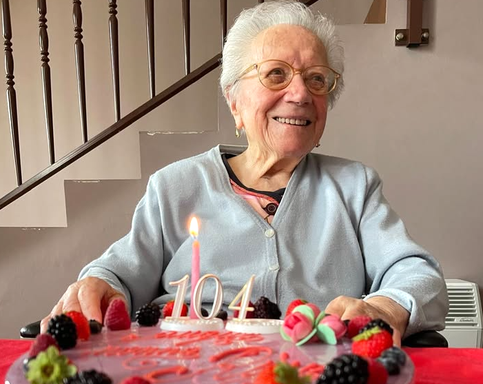 Metilde Cavallo vedova Silvestro, 104 anni