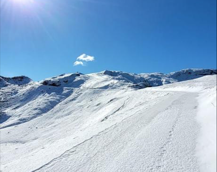Il colle del Fauniera fotografato questa mattina