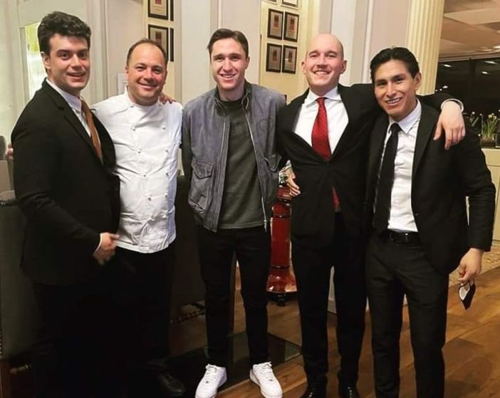 Giornata langarola per Federico Chiesa, con pranzo alla "Ciau del Tornavento"