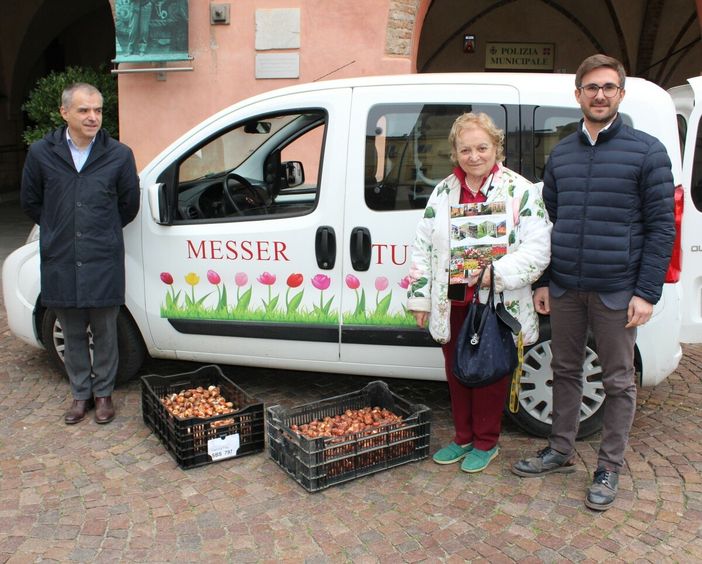 Alba: dal Castello di Pralormo i bulbi di tulipano per le aiuole cittadine