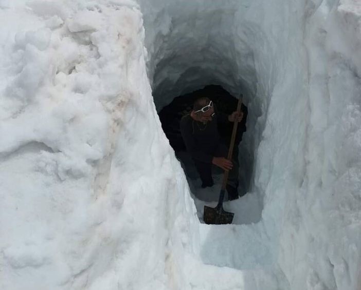 Riaperto il Buco del Viso (Foto Facebook)