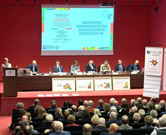 Grande partecipazione per il confronto di Cherasco In dedicato al referendum