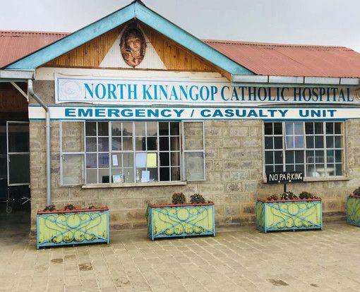 Il North Kinangop Hospital, nell'omonimo altipiano keniota