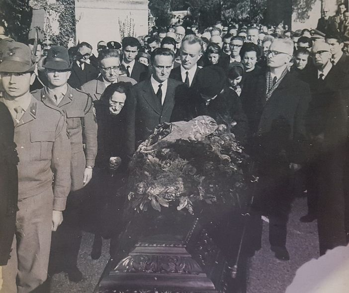 Foto dei funerali di Luigi Einaudi