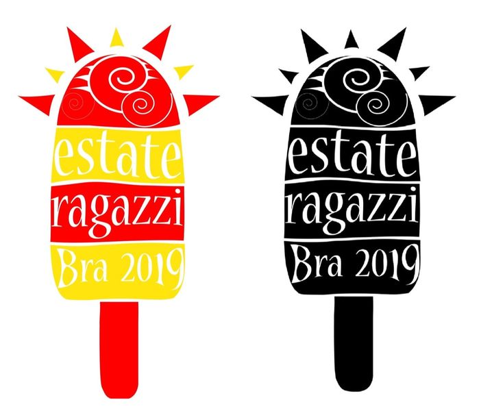 Il logo nelle due versioni cromatiche Il logo nelle due versioni cromatiche