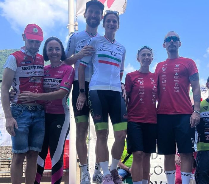 Ciclismo: Viglione e Pillon campioni nazionali cronocoppie "Lui&amp;Lei"
