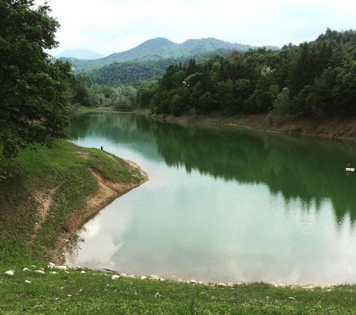 Il lago di Pianfei in uno scatto del 2016 Il lago di Pianfei in uno scatto del 2016