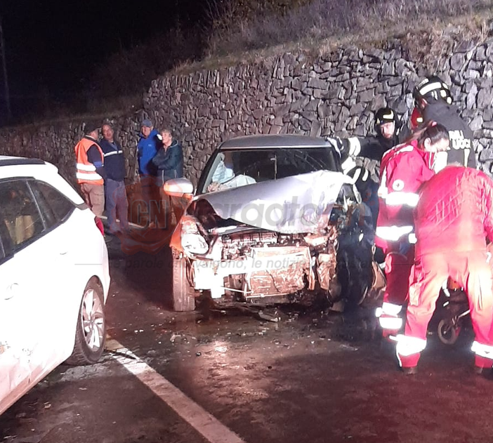 I veicoli coinvolti nell'incidente
