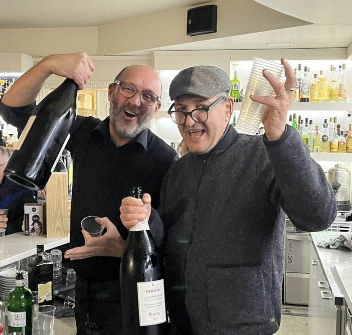 Da sinistra: Livio e Giuseppe Chiavassa - foto da Facebook di Livio Chiavassa