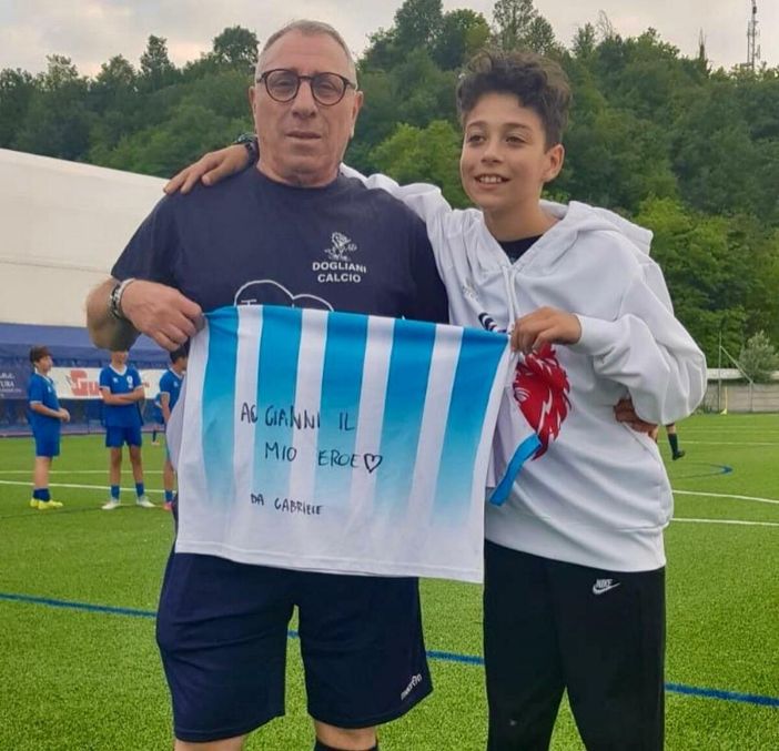 La foto del primo incontro tra Gianni Spinosa e Gabriele Brizio