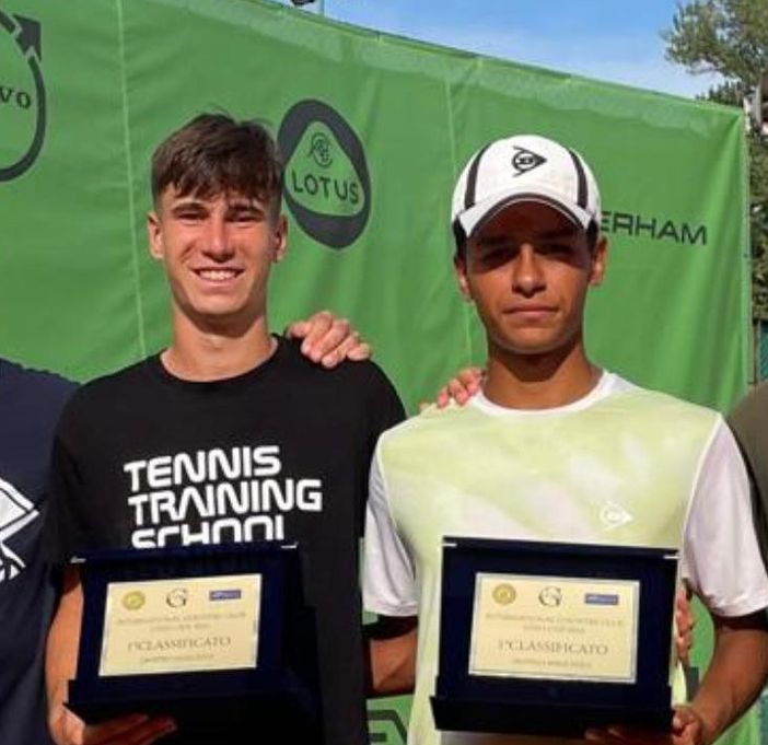 I vincitori del doppio maschile, la coppia Canonico/Marigliano