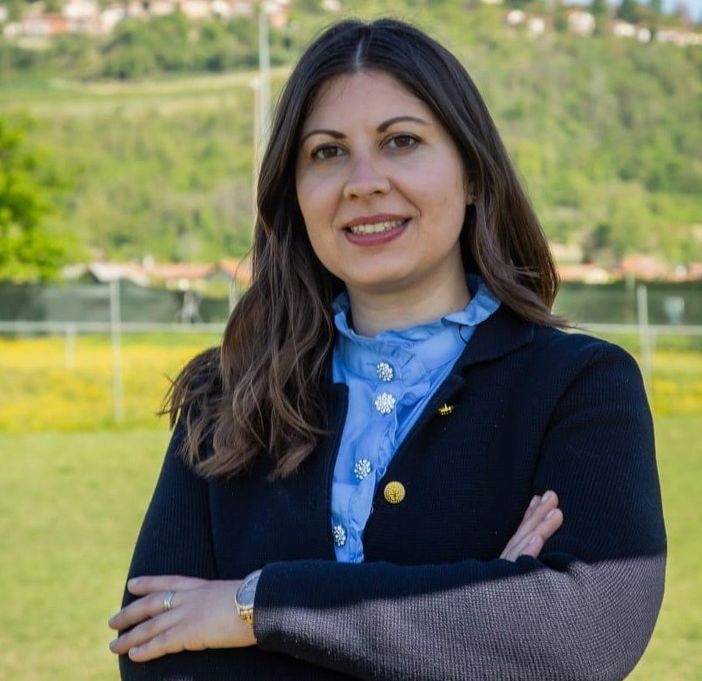 La sindaca Giulia Adriano