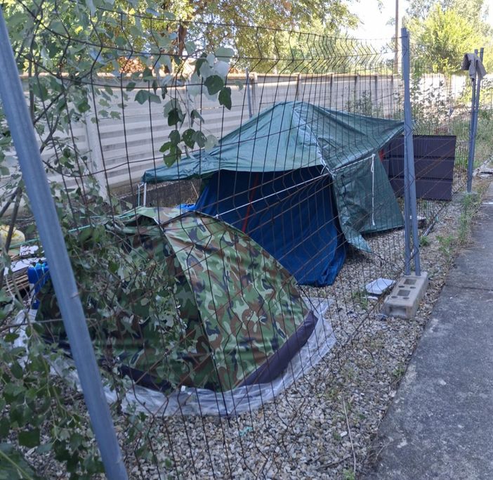 Il cortile interno struttura di via San Rocco Il cortile interno struttura di via San Rocco