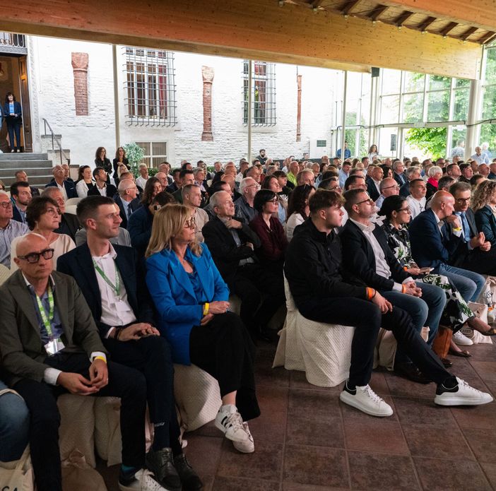 Uno scorcio della sala delle Premiazioni 2025 della Cassa Edile di Cuneo