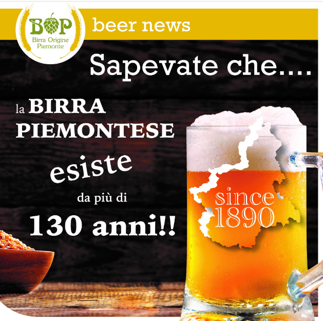 La birra piemontese esiste da oltre 130 anni!