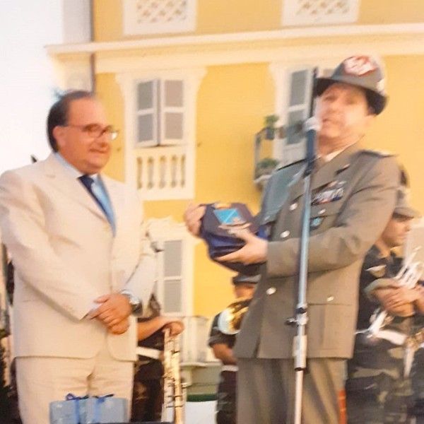 Cravarezza con l'ex sindaco di Nizza Carcione