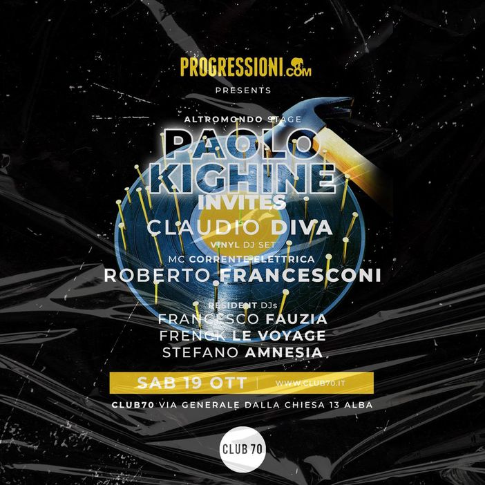 Grande Attesa per "PROGRESSIONI": Il Party dedicato alla Musica Progressive