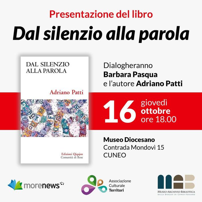 Una riflessione sulla parola con Adriano Patti al Museo Diocesano di Cuneo