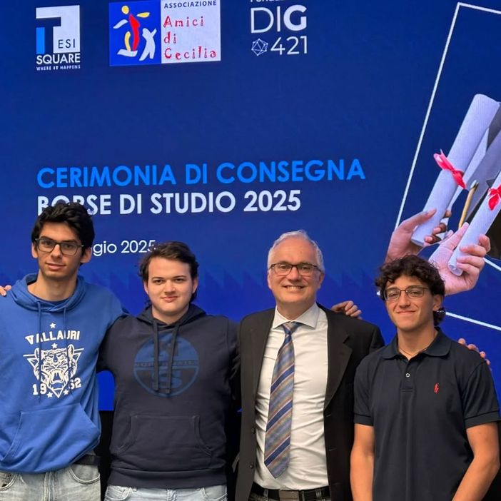 Borse di studio Tesisquare: premiati tre studenti del Vallauri