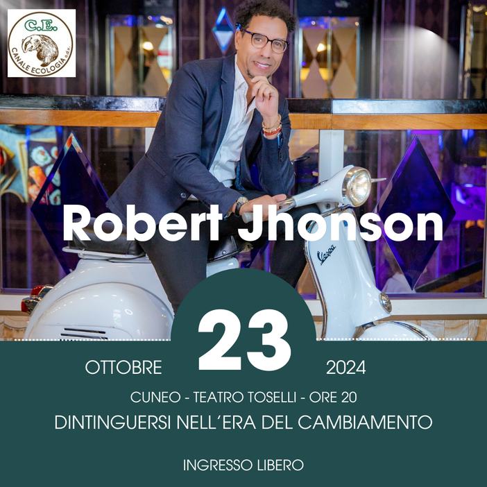 "Distinguersi per non estinguersi": a Cuneo la conferenza di Robert Jhonson