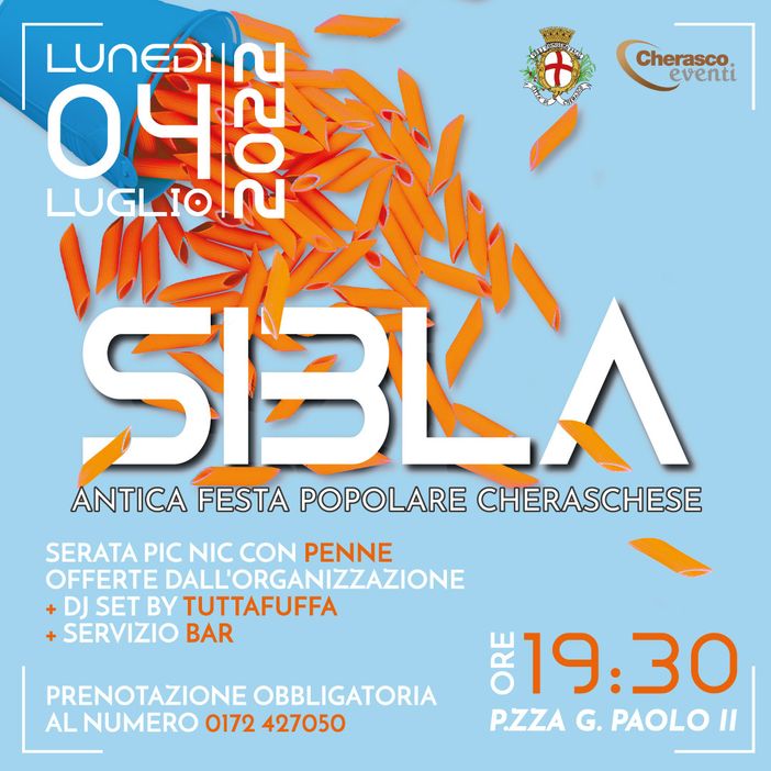 A Cherasco il 4 luglio torna la tradizionale festa-picnic della Sibla A Cherasco il 4 luglio torna la tradizionale festa-picnic della Sibla