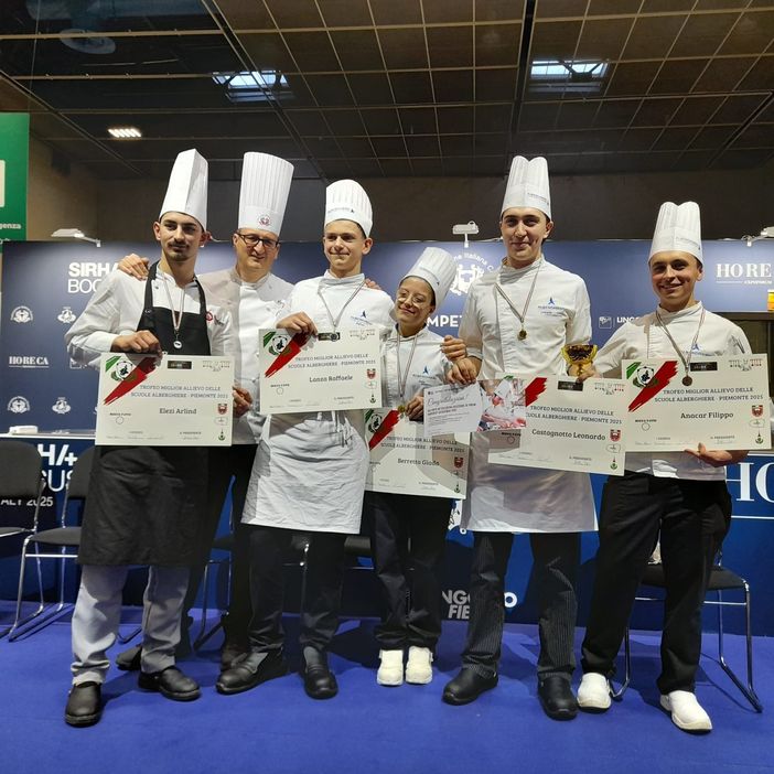 Gli studenti con il presidente nazionale FIC