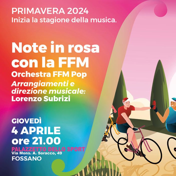 A Fossano "Note in rosa": così la musica incontra  la passione per il ciclismo