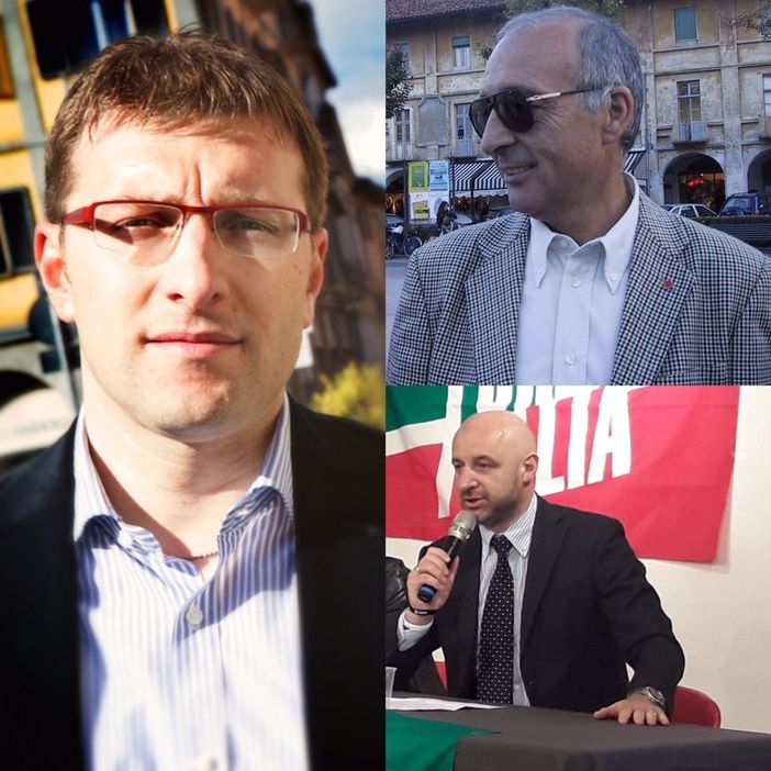 A sinistra Buttieri, a destra dall'alto Garzino e Canova