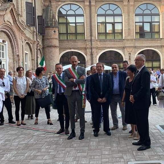In foto il sindaco Davide Sannazzaro e il presidente della Fondazione San Giorgio Giuseppe Lamberto In foto il sindaco Davide Sannazzaro e il presidente della Fondazione San Giorgio Giuseppe Lamberto