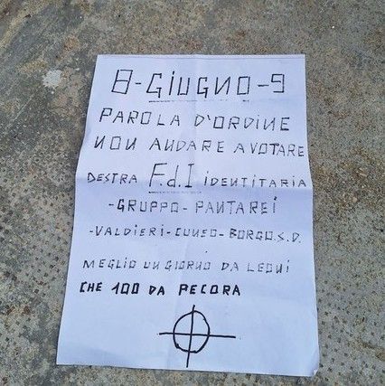 Volantini fascisti, Panta Rei querela l'onorevole Gribaudo "per le gravi e infondate accuse"