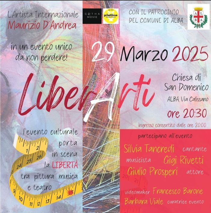 LiberArti: L’evento culturale che celebra la libertà tra arte, musica e teatro ad Alba