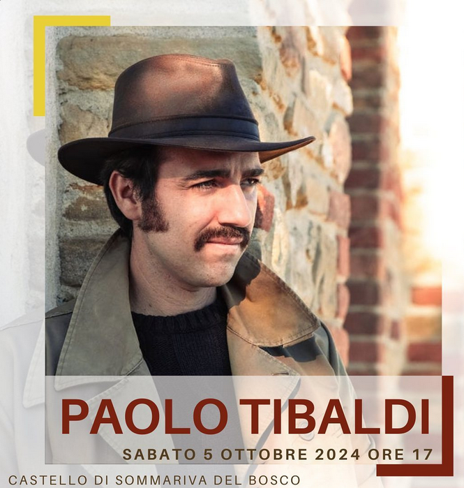 L'attore Paolo Tibaldi L'attore Paolo Tibaldi