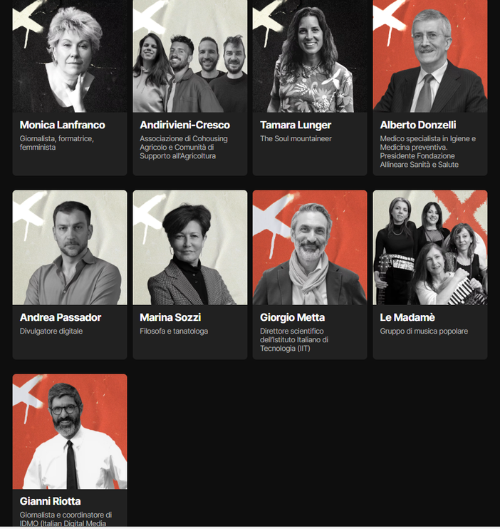 Tutti gli speaker dell'edizione 2025 del TEDxCuneo