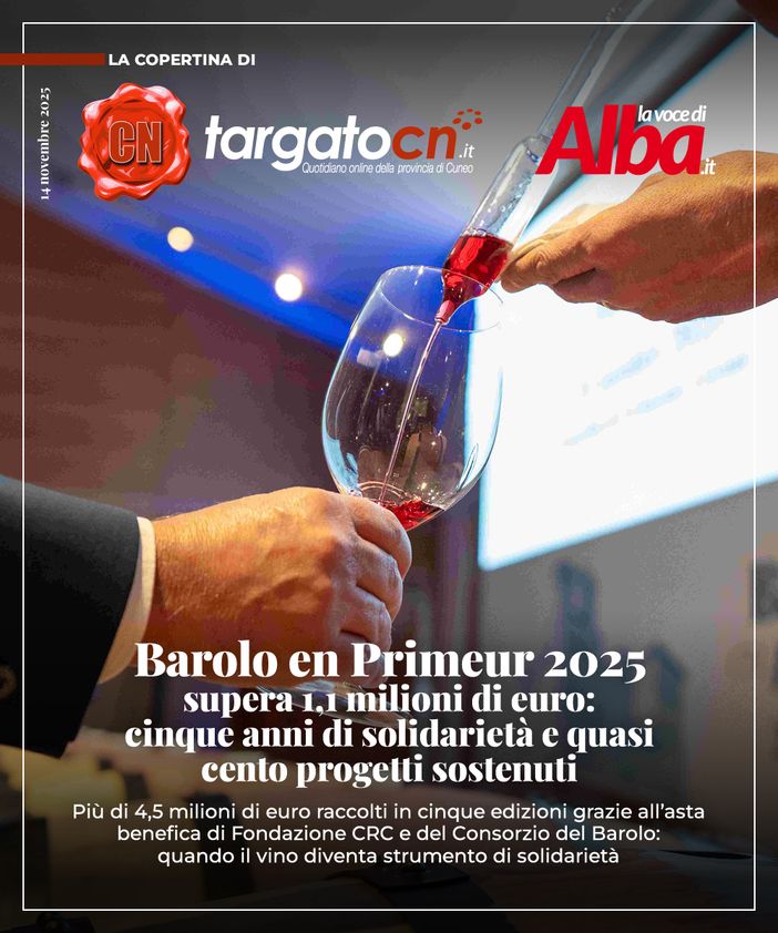 Barolo en Primeur 2025 supera 1,1 milioni di euro: cinque anni di solidarietà e quasi cento progetti sostenuti Barolo en Primeur 2025 supera 1,1 milioni di euro: cinque anni di solidarietà e quasi cento progetti sostenuti