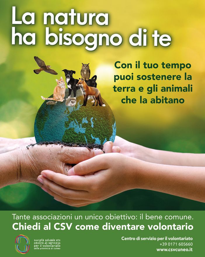 "La natura ha bisogno di te": il CSV Società Solidale ETS lancia una campagna di sensibilizzazione per promuovere il volontariato ambientale