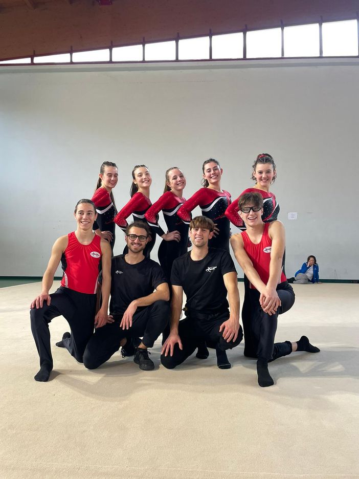 TeamGym: due squadre dell'ASD SporTime Boves sfiorano il podio nella prima prova del Campionato Nazionale Gold LI (FOTO)