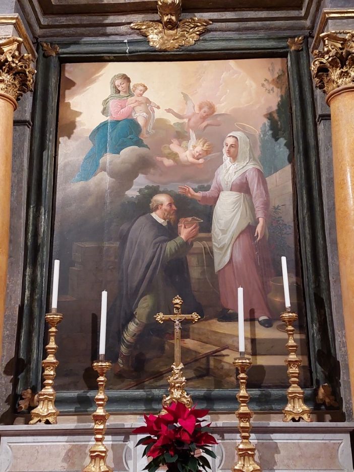 Il dipinto di santa Zita, in Cattedrale a Cuneo