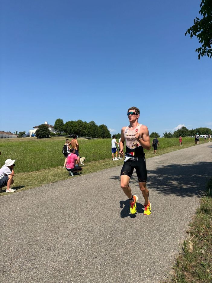 Tommaso Sommariva durante una gara Tommaso Sommariva durante una gara